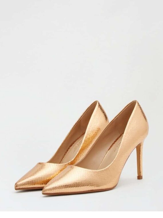 Luxury gold heels